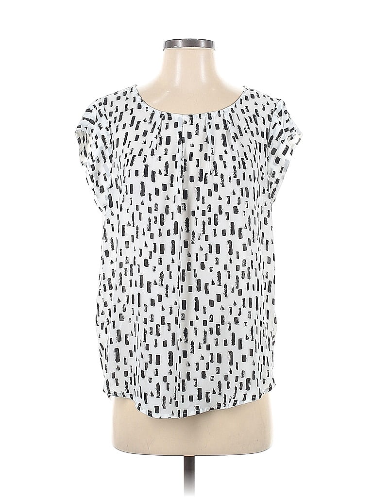 SHORTSLEEVE KNIT TOP / alice blue