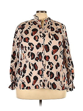 ELOQUII Long Sleeve Blouse (view 1)
