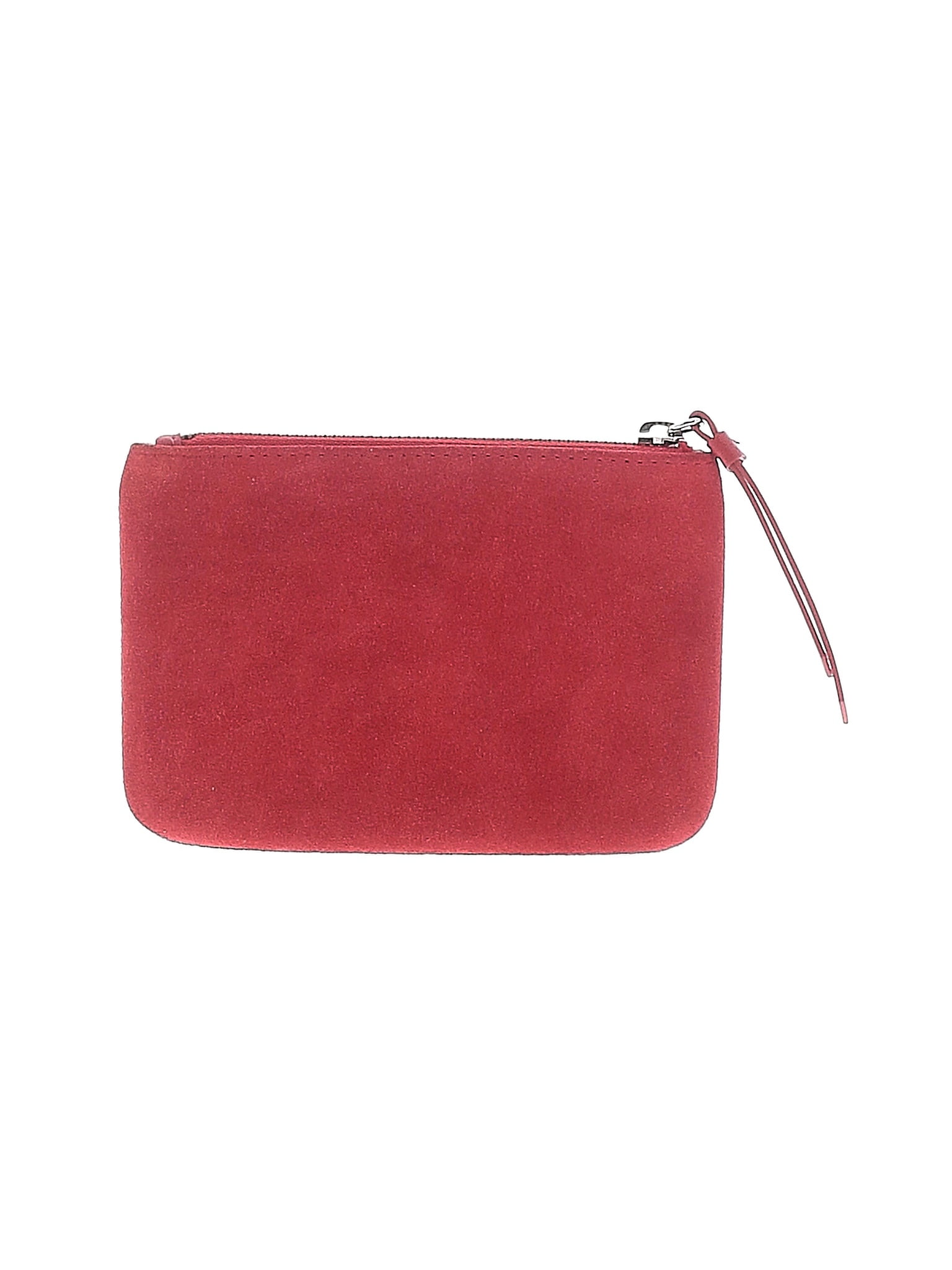 NWT Talbots Genuine Red Leather Clutch Wristlet