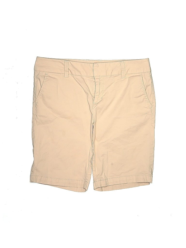 G.H. Bass & Co. Solid Tan Khaki Shorts Size 6 - photo 1