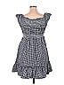 Terra & Sky 100% Cotton Checkered-gingham Multi Color Black Casual Dress Size 1X (Plus) - photo 2