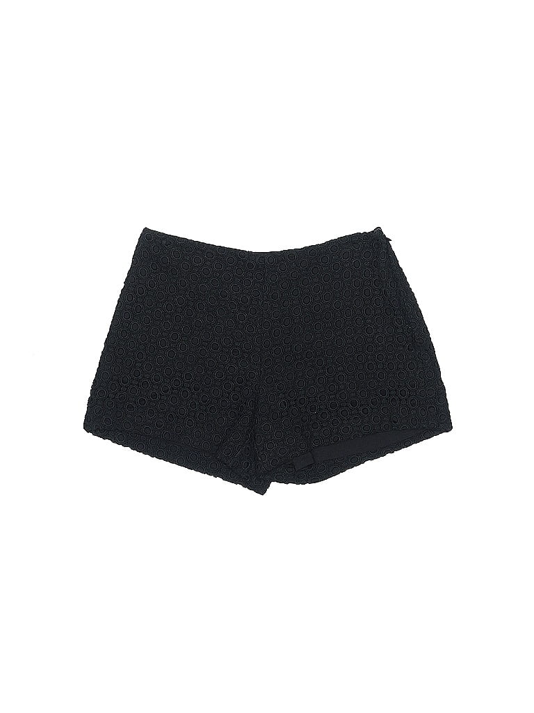 Banana Republic 100% Cotton Houndstooth Chevron-herringbone Hearts Stars Polka Dots Black Shorts Size 00 - photo 1