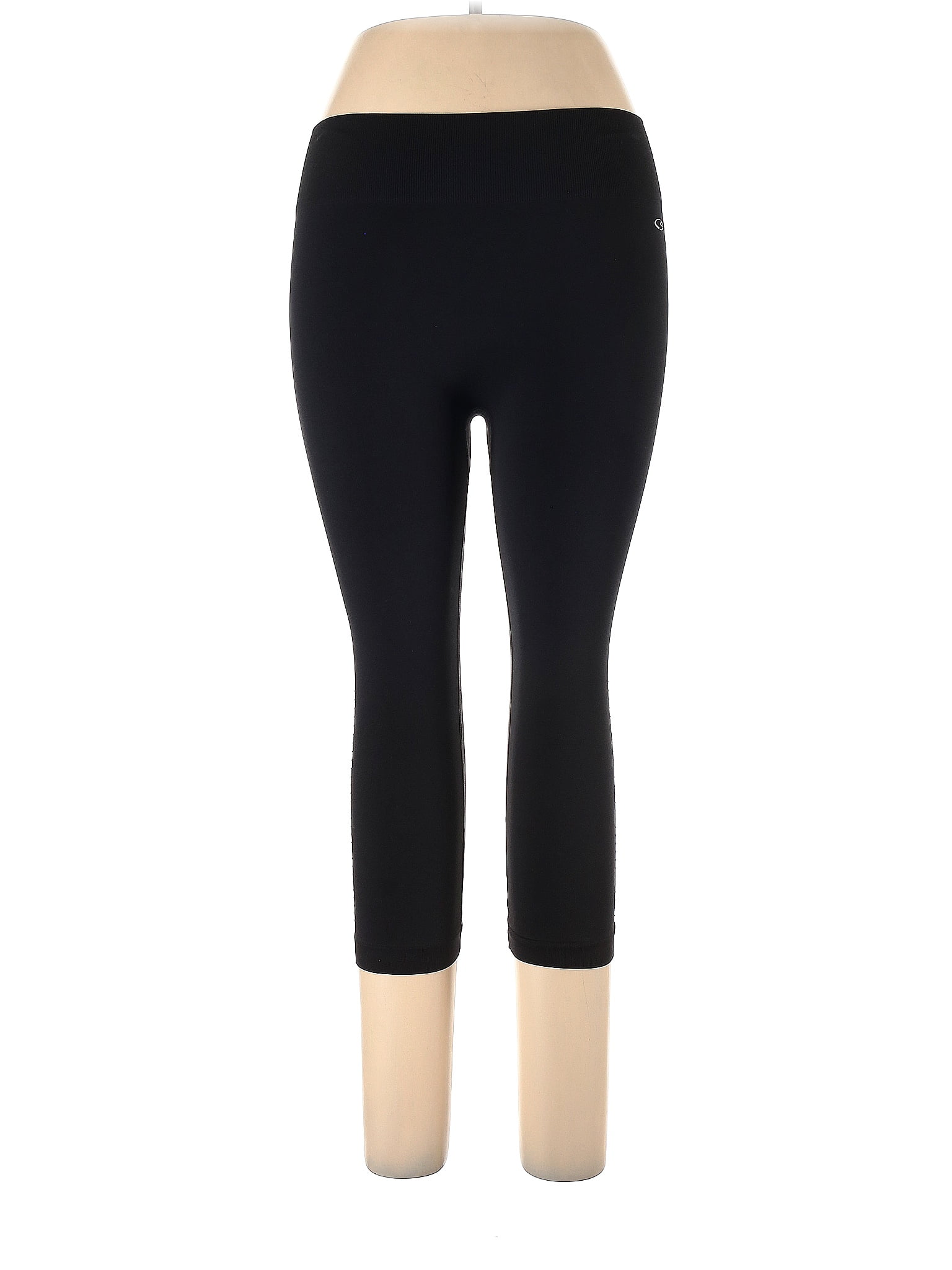 C9 By Champion 100 Polyester Polka Dots Black Leggings Size L 31