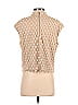 Tracy Reese 100% Nylon Polka Dots Tan Sleeveless Blouse Size XS - photo 2