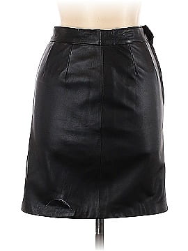 Oscar Piel Leather Skirt (view 1)