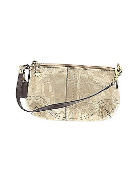 Coach Factory Leather Wristlet (view 1)