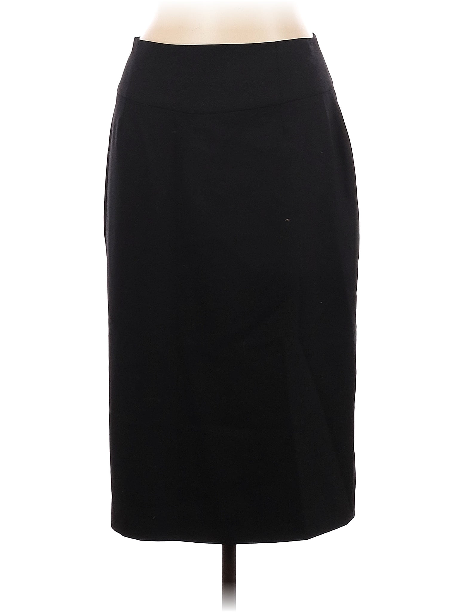 J.Crew 100 Wool Black Wool Skirt Size 10 76 off thredUP
