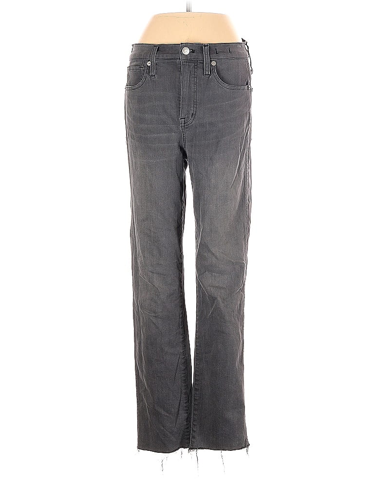 Madden Girl 100% Cotton Gray Jeans 25 Waist - photo 1
