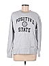 Life Is Good Graphic Marled Gray Silver Sweatshirt Size M - photo 1