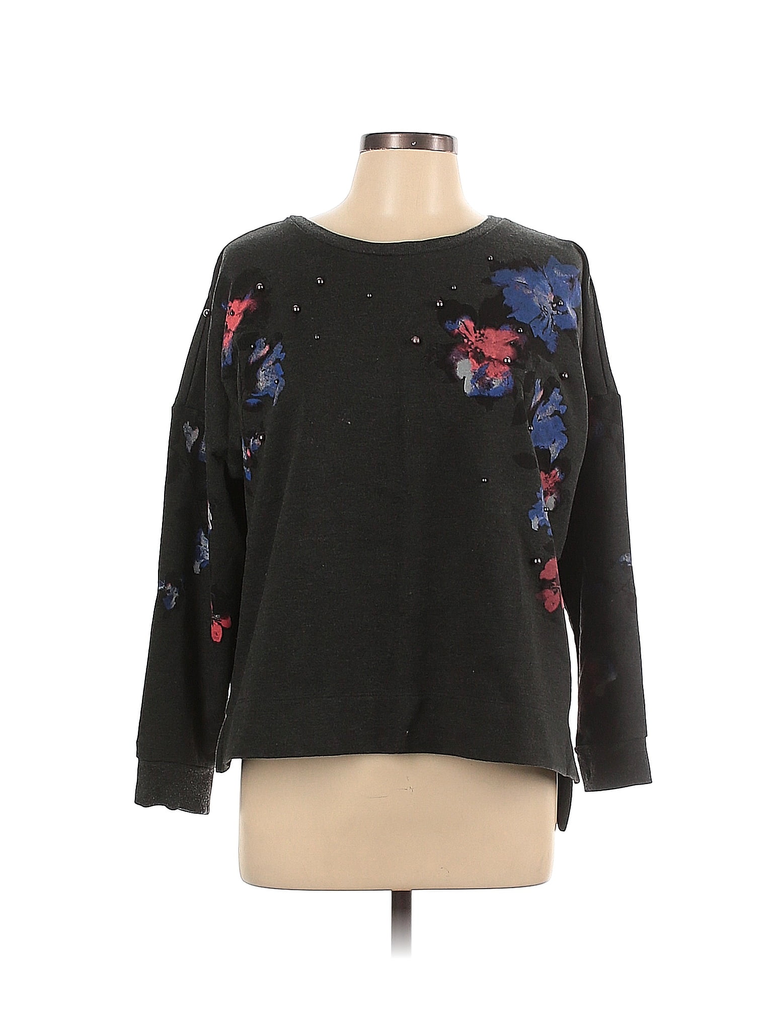 Simply Vera Vera Wang Black Pullover Sweater Size L - 65% off | thredUP