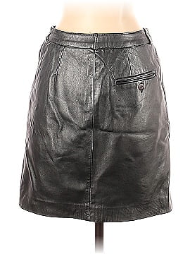Ralph Lauren Leather Skirt (view 2)