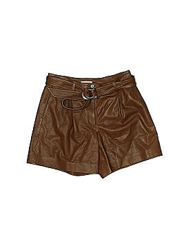 Rebecca Taylor Faux Leather Shorts (view 1)