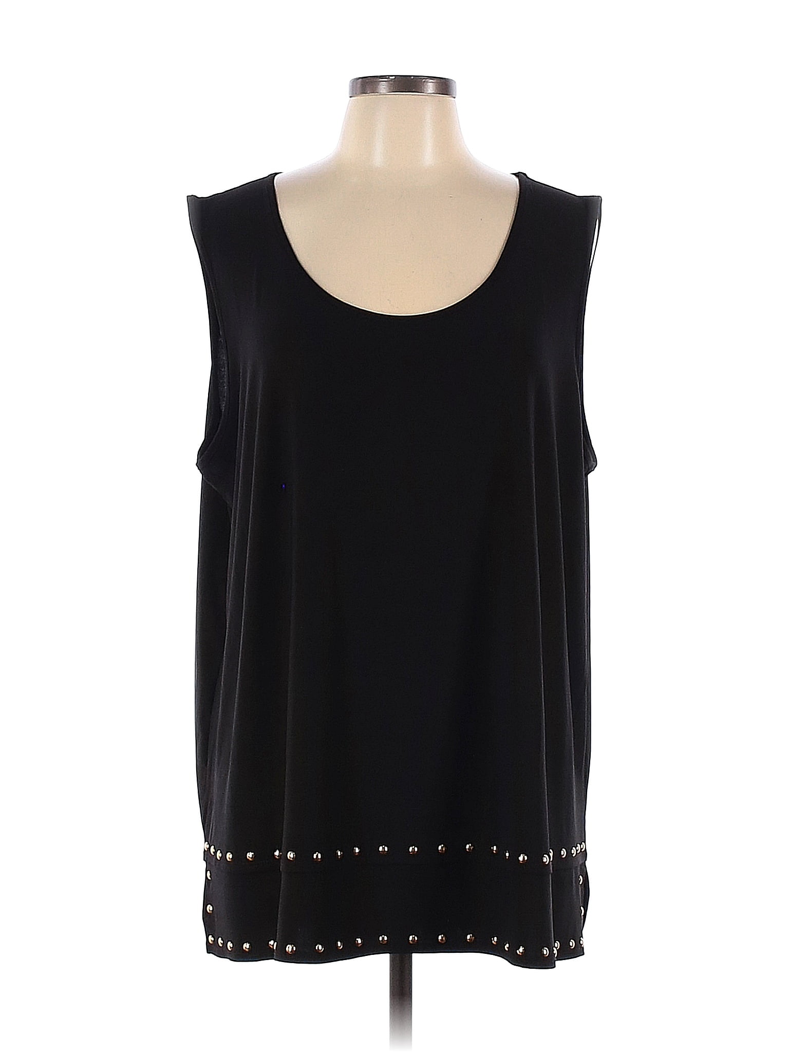 Naif Black Sleeveless Blouse Size 3X (Plus) - 56% off | thredUP