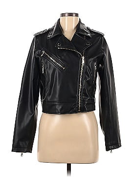 Zara Faux Leather Jacket (view 1)