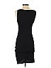 Leith Solid Black Casual Dress Size S - photo 2