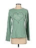 Life Is Good Green Long Sleeve T-Shirt Size S - photo 1