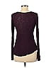 Intimately by Free People Solid Purple Burgundy Long Sleeve T-Shirt Size M - photo 2