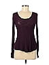 Intimately by Free People Solid Purple Burgundy Long Sleeve T-Shirt Size M - photo 1