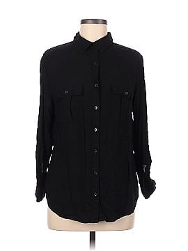 Faded Glory 3/4 Sleeve Button-Down Shirt (view 1)