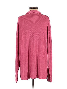 Linda Allard Ellen Tracy Silk Cardigan (view 2)