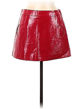 Michael Kors Faux Leather Skirt (view 1)