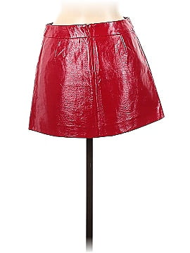 Michael Kors Faux Leather Skirt (view 2)