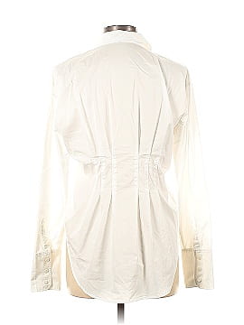 Good American Long Sleeve Button-Down Shirt (view 2)