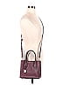 MICHAEL Michael Kors 100% Leather Solid Maroon Purple Leather Satchel One Size - photo 3