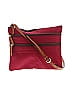 Dooney & Bourke Color Block Solid Red Leather Crossbody Bag One Size - photo 1