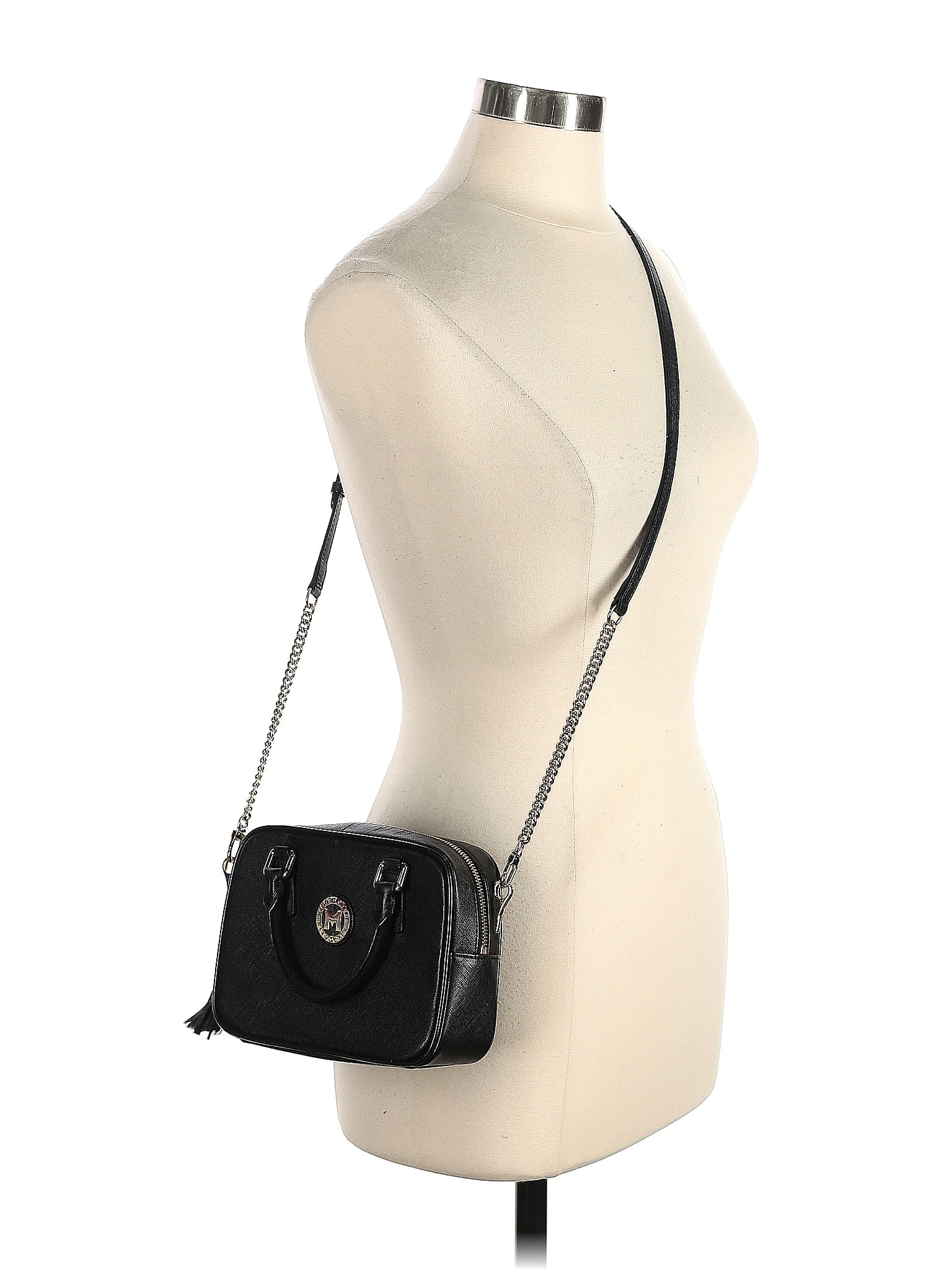 METROCITY Women's Egg Bag M223MO5300Z Black Zipper Type 100% Authentic  Brand New