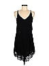 Intimately by Free People 100% Rayon Solid Black Casual Dress Size M - photo 1