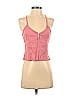 Essentials by Full Tilt 100% Cotton Pink Tank Top Size 1 - photo 1