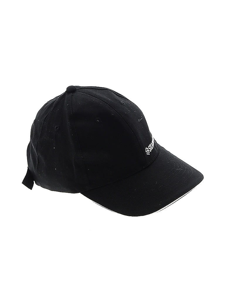 Single Sided Caps, One Size Fits Most, Black
