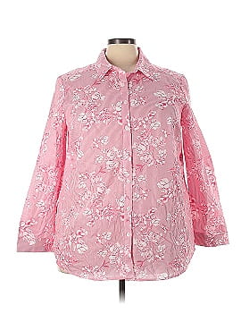 Roaman's Long Sleeve Button-Down Shirt (view 1)