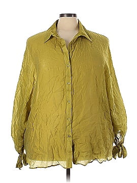 MNG 3/4 Sleeve Button-Down Shirt (view 1)
