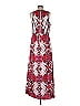 GB Paisley Baroque Print Aztec Or Tribal Print Red Pink Casual Dress Size 6 - photo 2