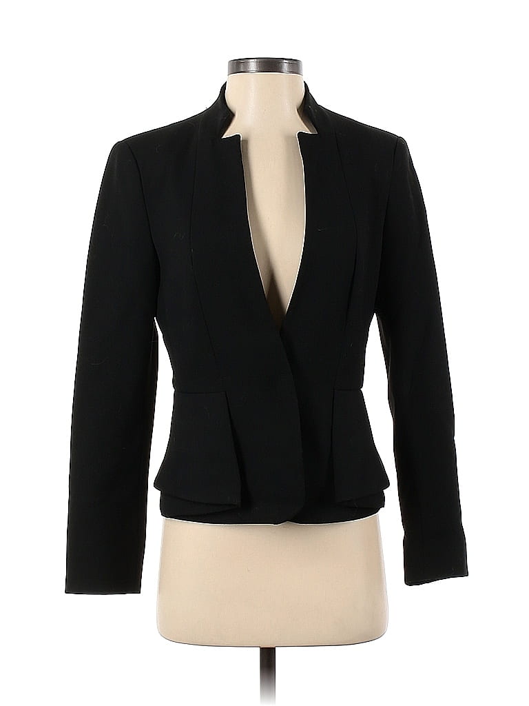 Zara Basic Solid Black Blazer Size S 62 Off Thredup