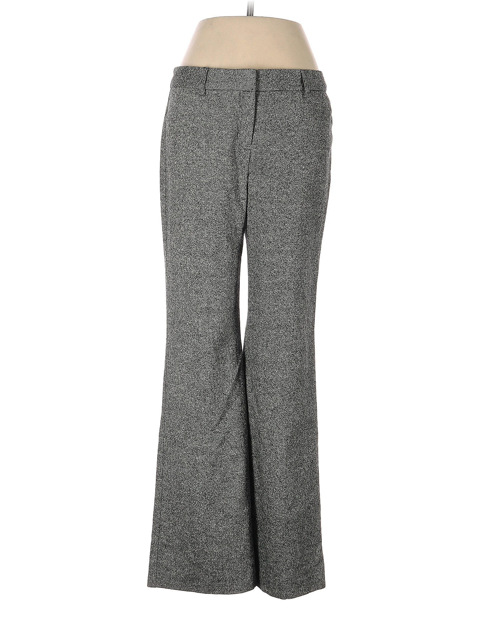 Express Design Studio Solid Gray Wool Pants Size 6 76 off thredUP