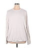 Alo Yoga Solid White Sweatshirt Size XL - photo 1