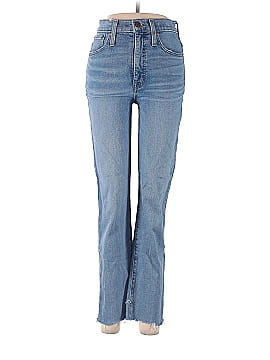 Madewell Tall Classic Straight Jeans in Meadowland Wash (view 1)