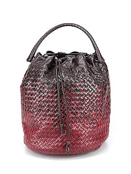 Bottega Veneta Leather Intreciato Bucket Bag (view 1)