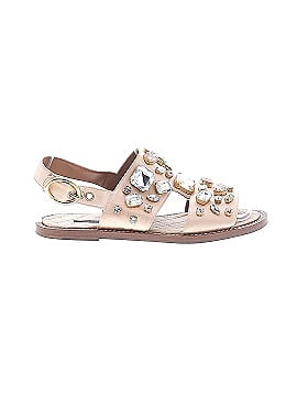 Dolce & Gabbana Satin Embellished Sandals (view 1)