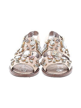 Dolce & Gabbana Satin Embellished Sandals (view 2)