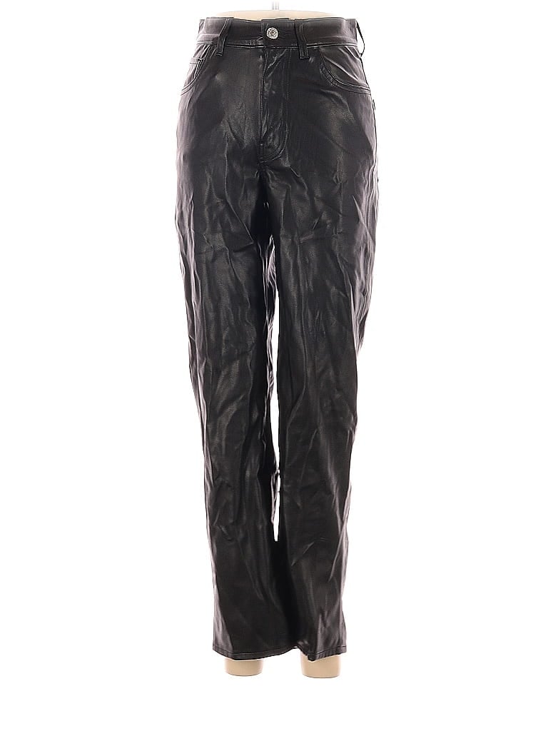 Levi's 100% Polyester Black Faux Leather Pants 24 Waist - photo 1