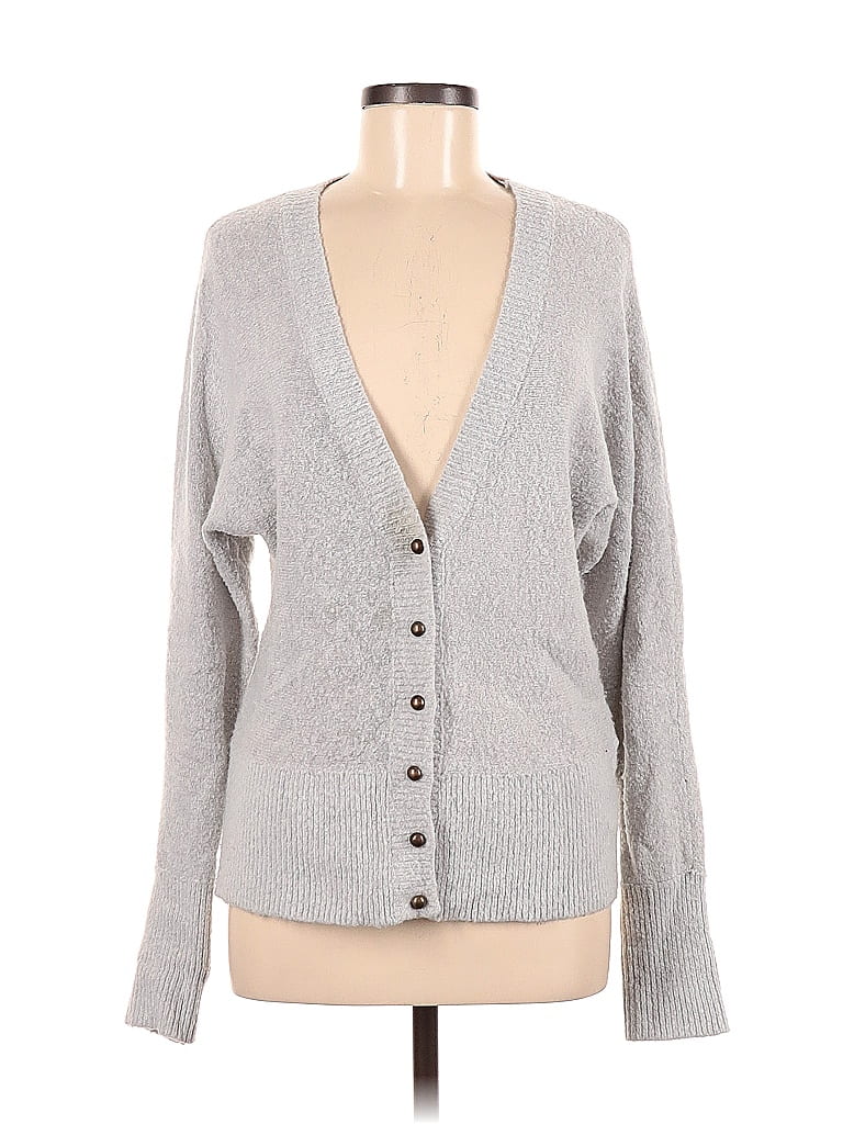 Umgee Color Block Solid Gray Cardigan Size M - photo 1