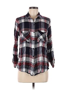 Timing 3/4 Sleeve Button-Down Shirt (view 1)