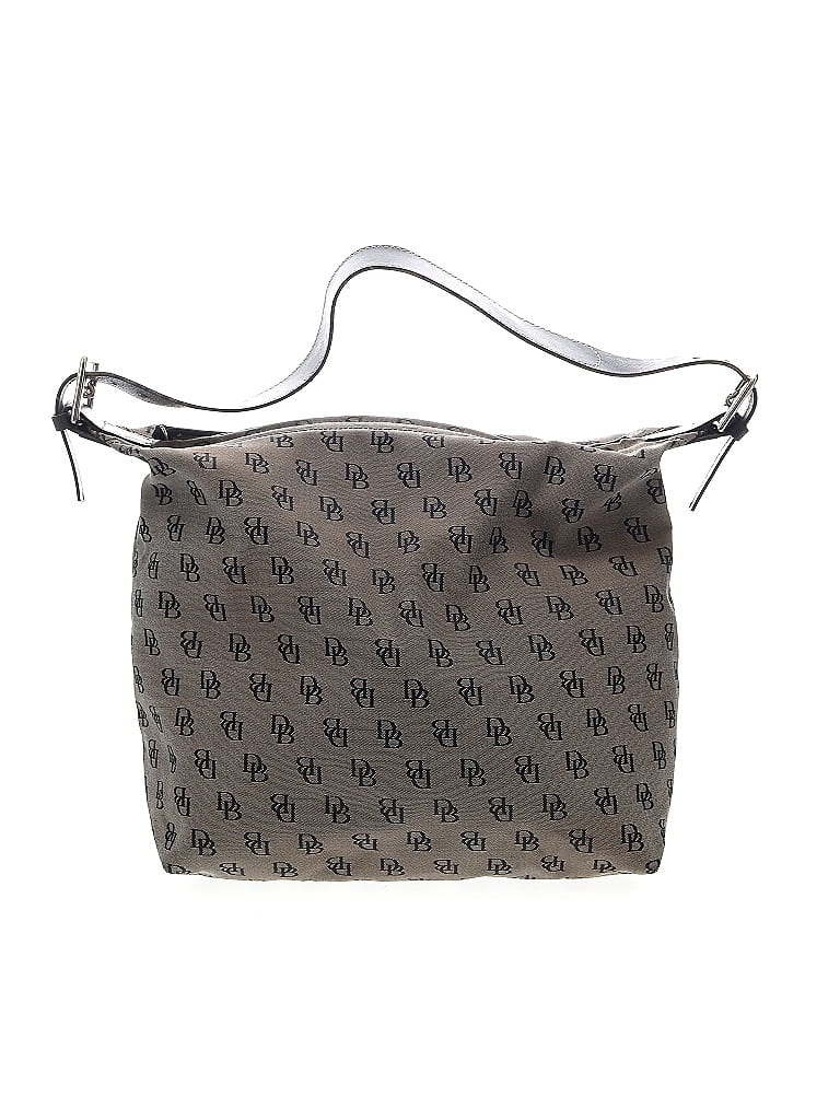 Dooney & Bourke Gray Tan Shoulder Bag One Size - photo 1