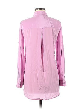 DKNY Long Sleeve Silk Top (view 2)