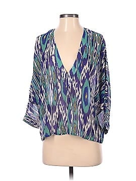 Rory Beca 3/4 Sleeve Silk Top (view 1)