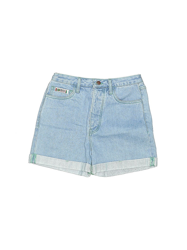 HBCU Cross Colours 100% Cotton Solid Blue Denim Shorts 26 Waist - 63% ...